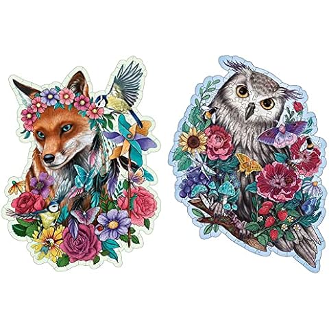 Ravensburger Wooden Puzzle 17512 - Bunter Fuchs & Wooden Puzzle 17511 Cover