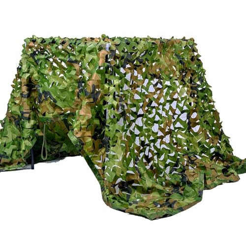 Genérico Malla de Camuflaje Red de Camuflaje Protección Solar 1.5x2m 4x6m 8x9m 10x10m Red de Sombra de Jardín Ligera para Jardín Camping FiestaBar Caza Militar Disparos Decoración(5x5m(16.4x16.4ft))