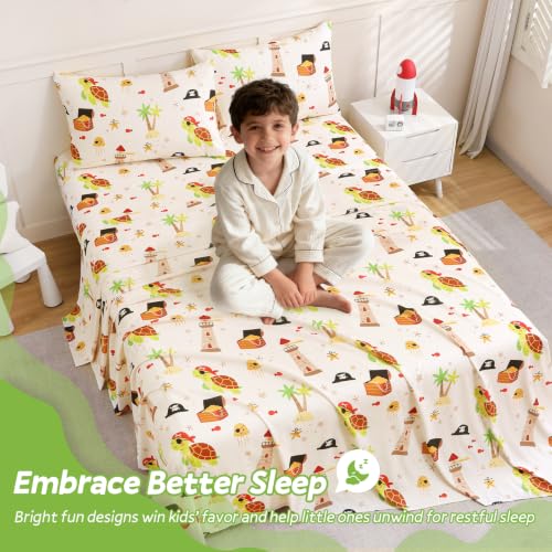 ChicView Twin Size Kids Sheets Set, 3 Pieces Bed Sheet Sets for Children - image 2