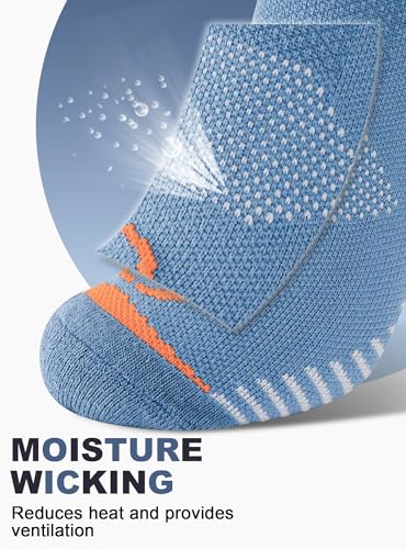 Image of Trusiel Women Ankle Compression Athletic Running Socks No Show Low Cut 5 Pairs