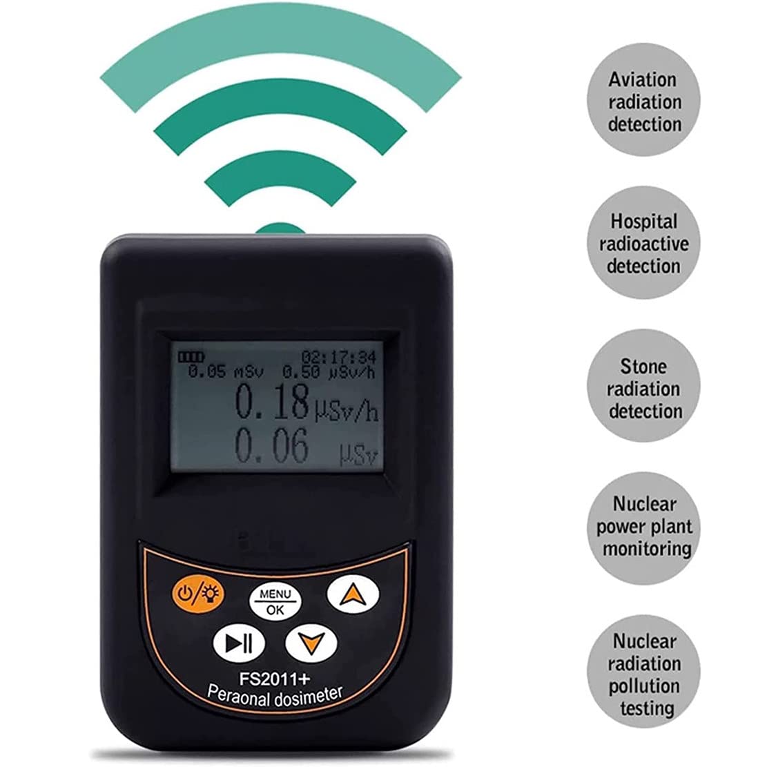 Osobisty Monitor Promieniowania, Tester Promieniowania Elektromagnetycznego, Cyfrowy Detektor Emf Lcd Z Wibracjami Dźwiękowymi Potrójny Alarm, Przenośny Miernik Cyfrowy O Wysokiej Czułości