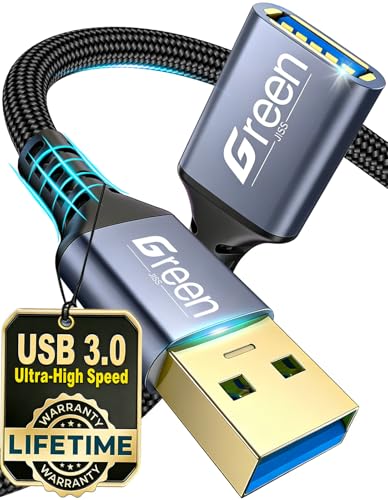 USB 3.0 Extension Cable (6.6FT Gold-Plated)