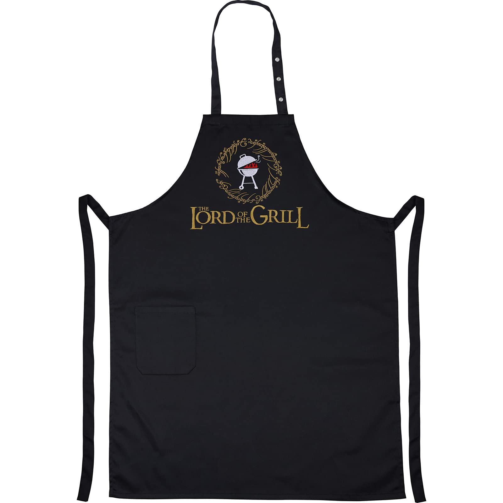 EXPRESS-STICKEREI grembiule cucina uoma con scritta divertente in lingua inglese uoma