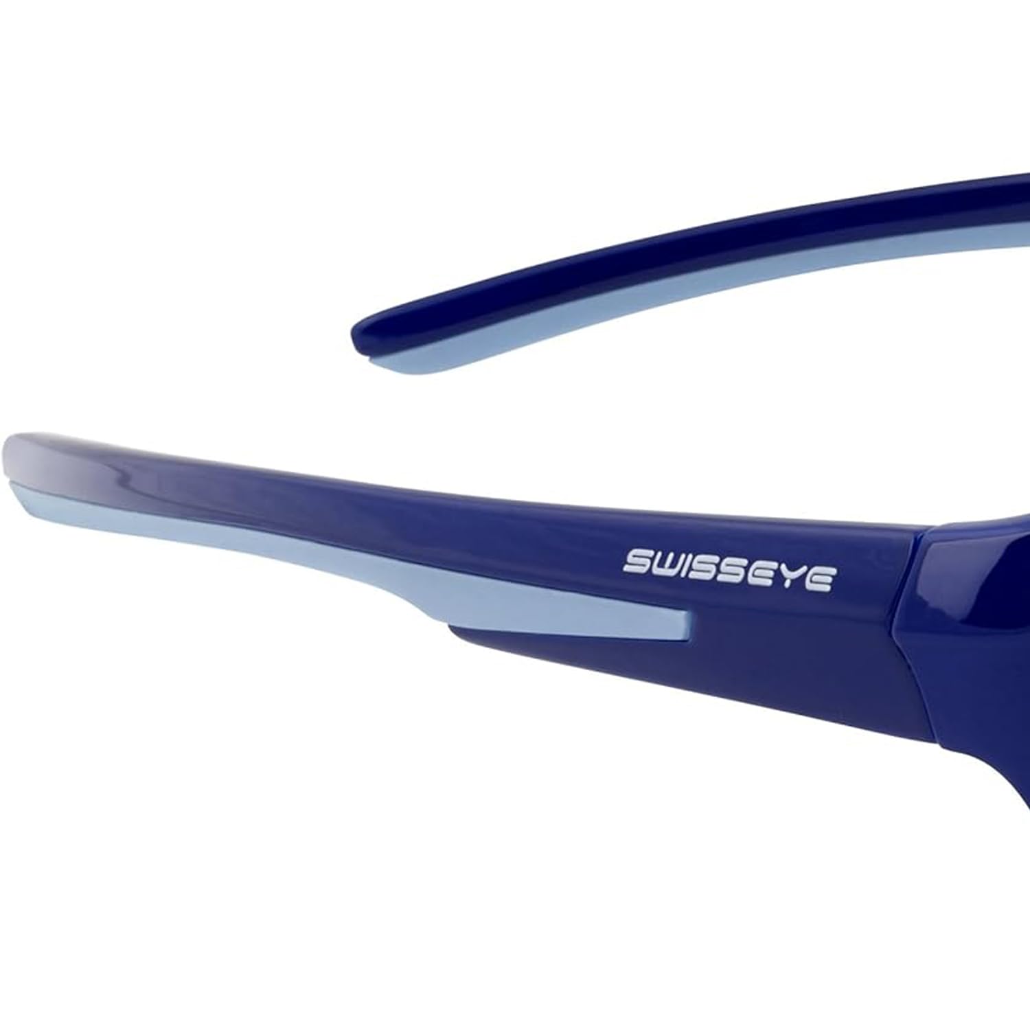 SWISSEYE Kinder Junior Sportbrille, Dark Blue Shiny/Light Blue, XS