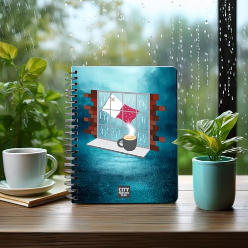 Carnet de notes Malta Coffee Rain A5 ligné pour vos cafés bureaux