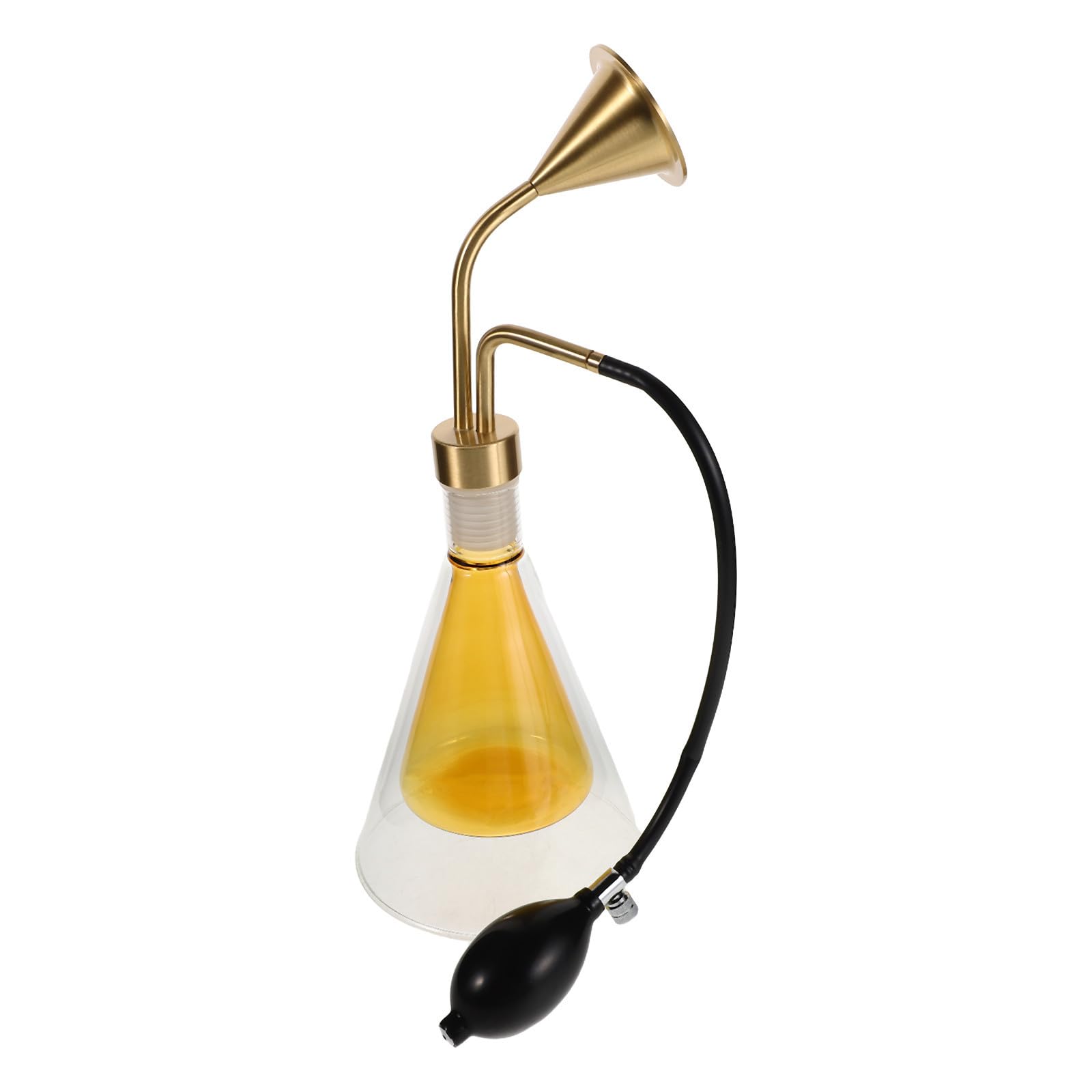 Ciieeo Aromatherapie Flasche aus Glas Aromaflasche mit Langem Pumpspender Leicht Bewahrt den Originalduft für Reisen und Spa für Kaffeebohnen und Parfüms Zufällige Farbe