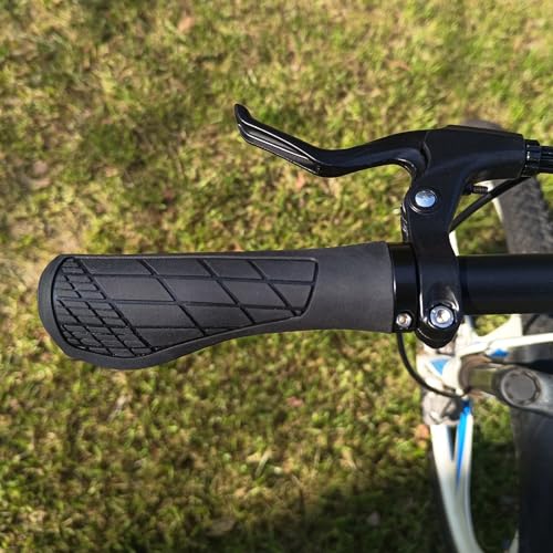 Bicycle Handlebar Grips Bike Grips with Soft Rubber, Anti-Slip Single Lock - Imagen 2 de 13