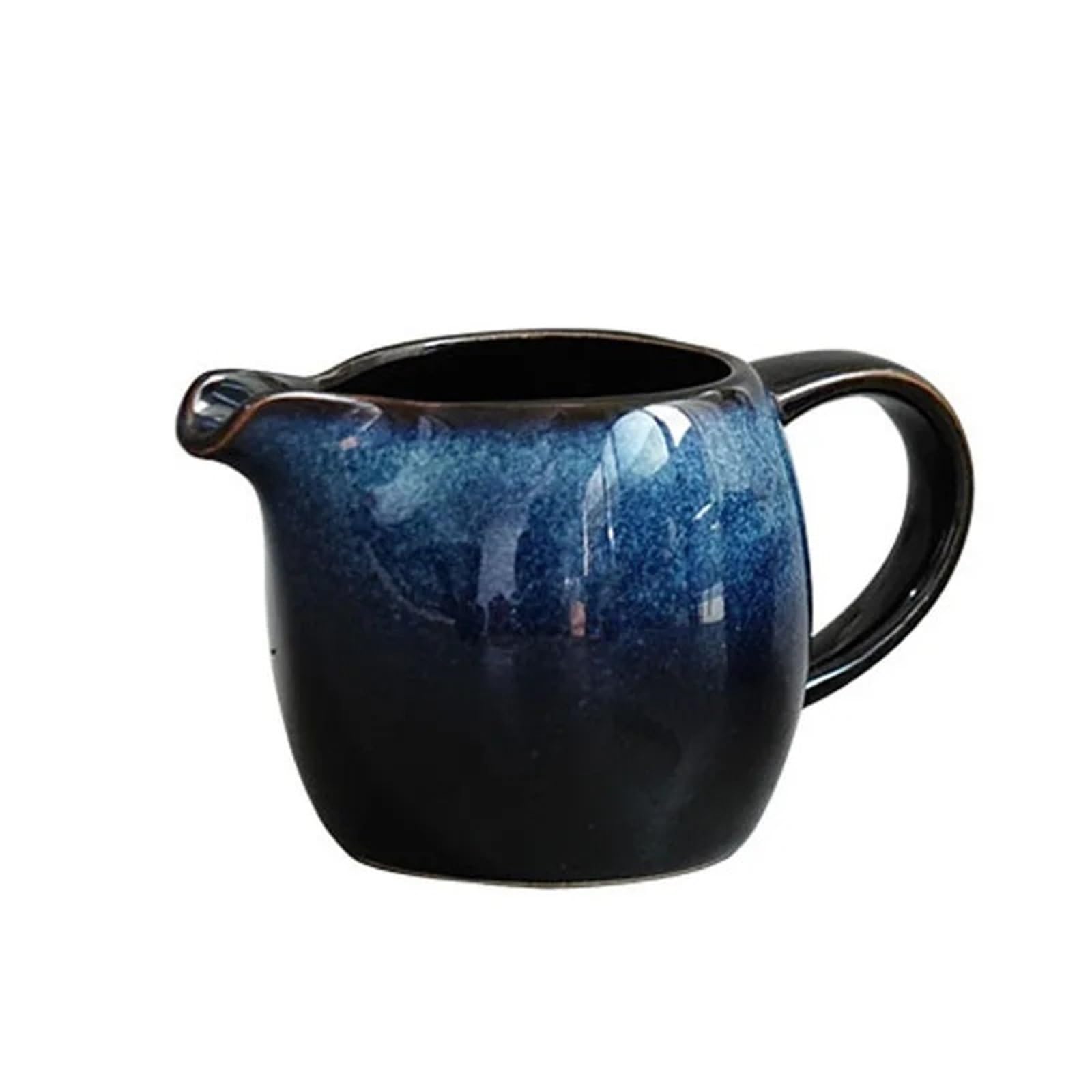 Ensemble de 2 pièces en céramique avec poignée : Pot à Lait, saucière, Tasse à Eau, pichet, crémier, Pot à café, Pot à Sucre, Sauce, etc. Idéal pour la Cuisine et Les Plats à Condiments.