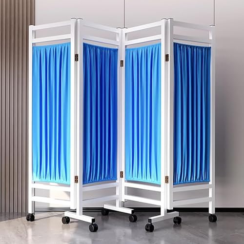Écran de confidentialité médical bleu pour préserver l'intimité des patients - 2