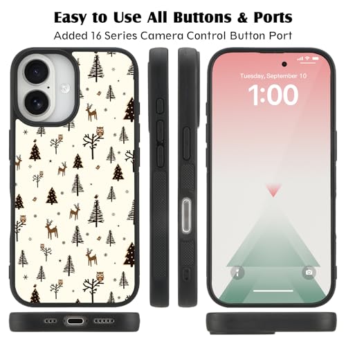Coque iPhone 16 Plus cadeau de Noël idéal avec dessin d'animaux