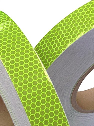 Preisvergleich Produktbild Tuqiang® Hoch Intensives Limette Reflektierendes Klebeband 25mm x 2.5m