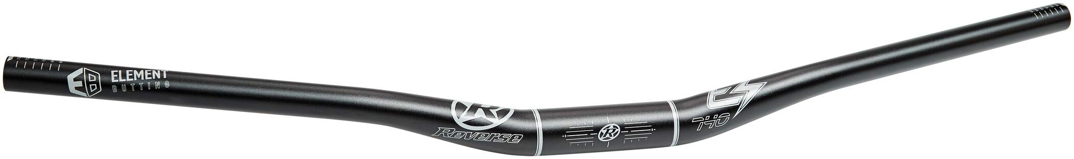 Reverse E-Element Ergo Fahrrad Lenker 31.8mm schwarz/grau: Größe: 31.8mm 25mm Rise 740mm