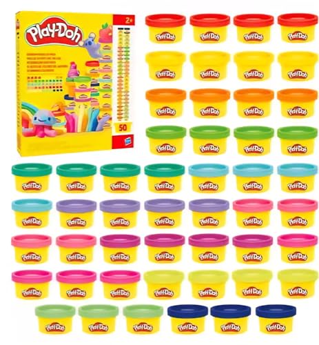 Play-Doh Super Multipack 50 Pack, Color (Hasbro G17615L0)
