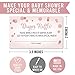 Hadley Designs 25 Baby Shower Diaper Raffle Tickets For Baby Shower Girl-Gold Baby Shower Games For Girls, Diaper Raffle Cards, Baby Raffle Tickets, Baby Shower Invitation, Baby Shower Ideas