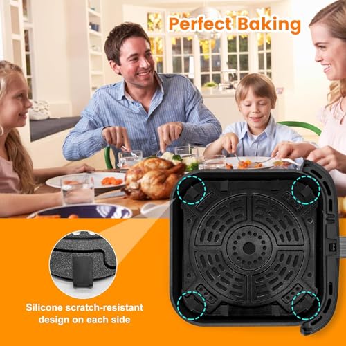 Image of Air Fryer Grill Pan for Ninja AF182AMZ Pro XL 7 in 1 6.5 QT MAX AF181 Air Fryer Pro XL 6 in 1 6.5 QT, Air Fryer Accessories Tray Grill Crisper Plate Replacement Parts Tray Rack, Dishwasher Safe