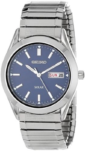Seiko Men's SNE057 Solar Blue Dial Watch : Amazon.com.au: Clothing, Shoes \u0026  Accessories