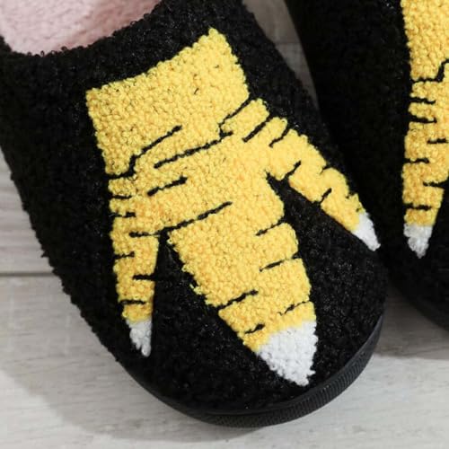 Womens Mens Slippers with Retro Memory Foam, Adorable and Cozy Animal Slippers, Fluffy Plush Indoor Winter Footwear2