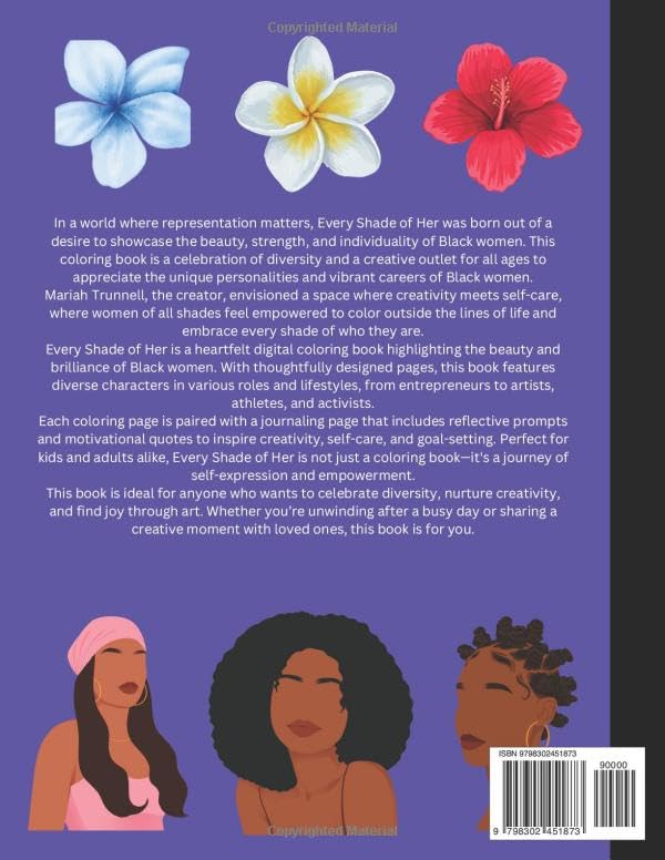 Every Shade of Her: A Coloring Book Celebrating Diverse Women and creavity - Image 2