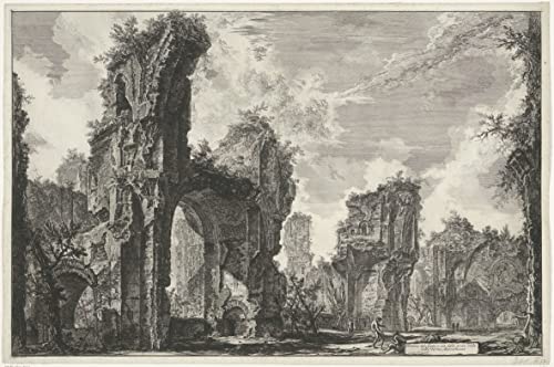 Peinture murale Battista Piranesi pour sublimer l'ambiance du salon