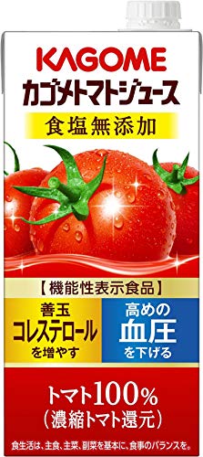 関連商品：カゴメ カゴメトマトジュース 食塩無添加 1L 6本の商品画像