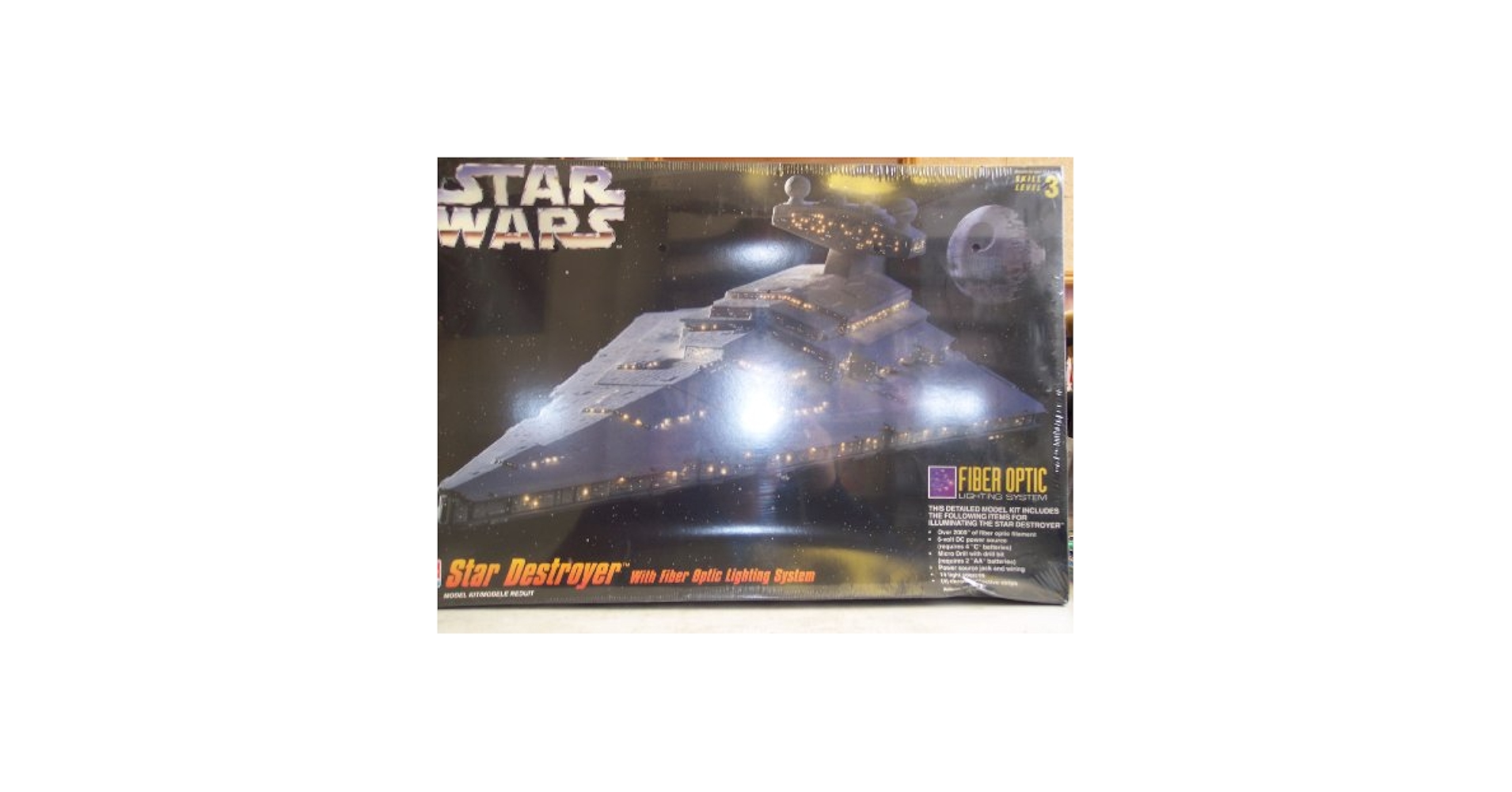 スターウォーズ　ファイバーオプティック　スターデストロイヤー　amt/ERTL AMT ERTL Star destroyer Part One. Lower Hull rebuild