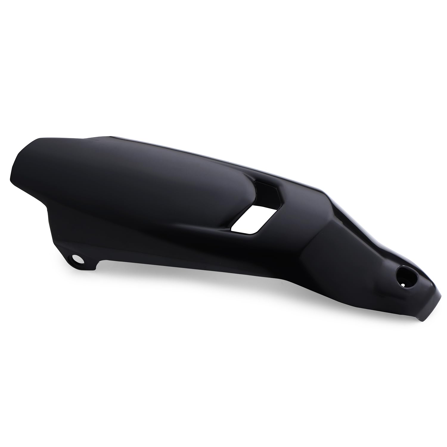 Haran Silencer Guard Compatible for Yamaha FZ-Fi/FZ-S/FZ-S Fi/FZ-S Fi v3/FZ-S Fi v4/FZ-S Fi v4 DLX (Black)
