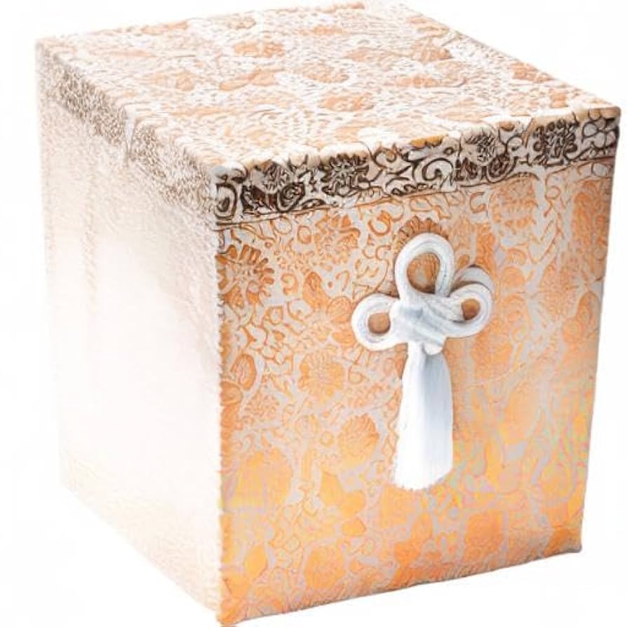 壺　置き物 Amazon.co.jp: せともの本舗 骨壺 ヌキナシ箱(金) [7寸壺用]幅24