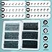 EASITENSION DIY 30-100P Lash Extension Kit Bond and Seal Tweezers Individual Volume Lash Clusters C Curl clut Individual Lashes Lash Clusters Kit Thick Eyelash Extension Kit 708pcs Thin Band