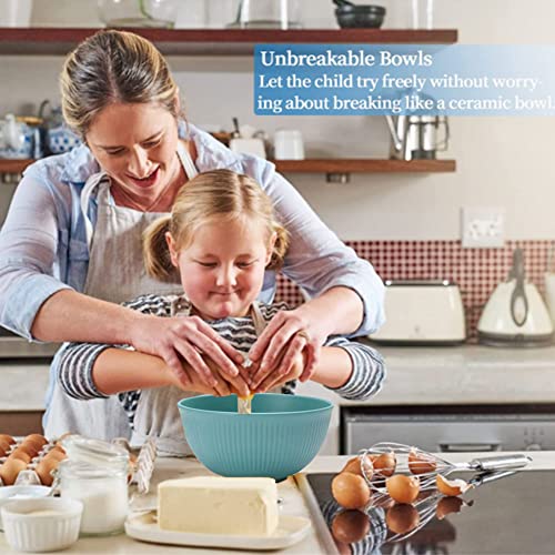 Ruibolu (Set Of 6) Unbreakable Cereal Bowls 24 Oz Microwave And Dishwasher Safe Bpa Free E-Co Friendly Wheat Straw Fiber Lightweight Bowl (Tableware) (6Pack) #TOP6