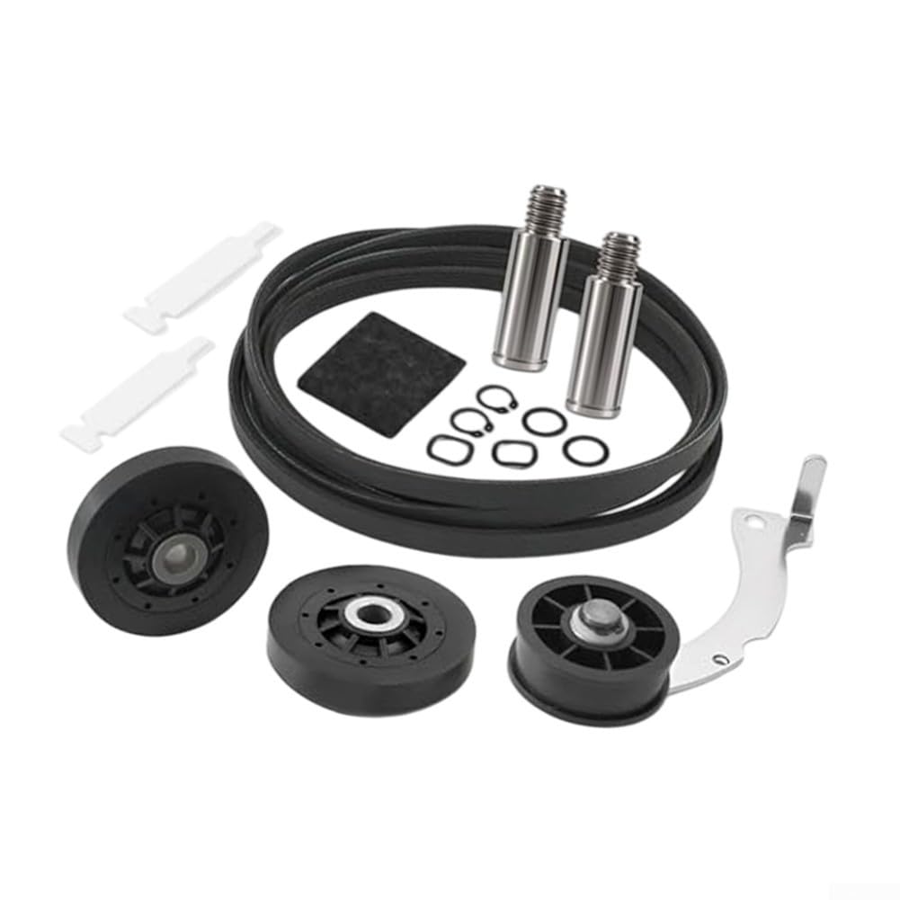 Kit de reparación de secadora resistente para 1992 y más recientes con ejes de rodillos RB170002