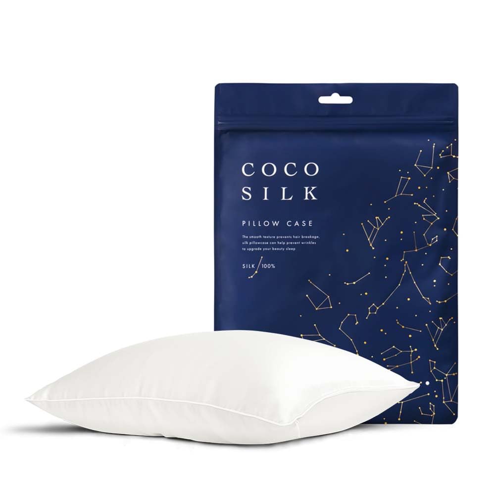 Amazon｜[COCOSILK] シルク100％ 枕カバー 両面 19匁 ファスナー 43