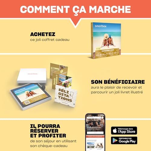 Smartbox coffret cadeau romantique pour rompre la routine avec une activité à deux - 5