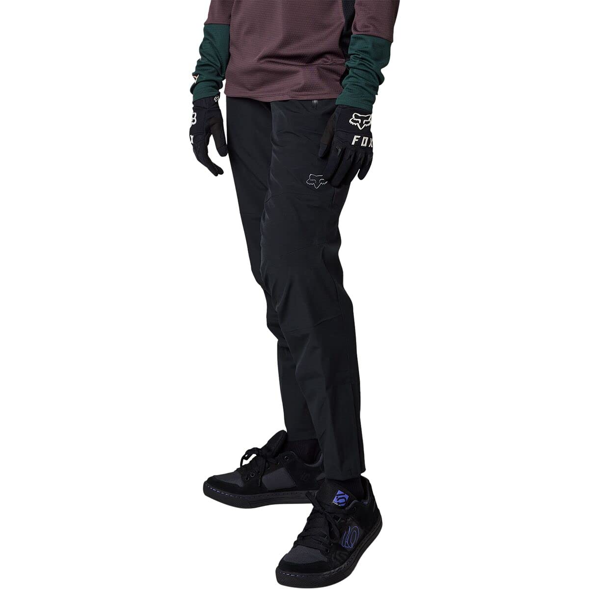 Fox Racing Pantalón Impermeable Defend 3-Layer para Mujer, Negro, S