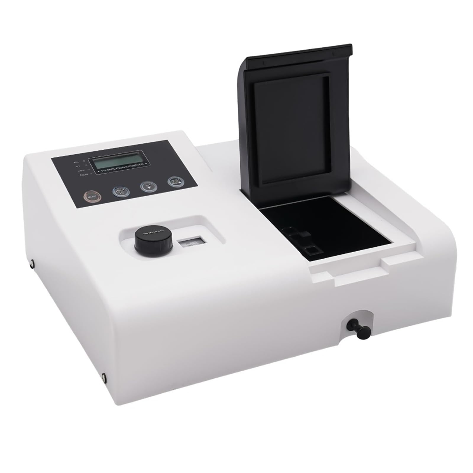 Espectrofotómetro de laboratorio Digital, espectrofotómetro Visible, pantalla LCD, lámpara tungsteno 350-1020nm, equipo analítico,Alta Precisión(722N)