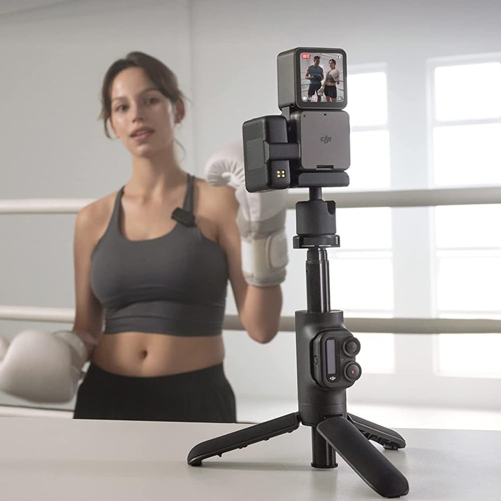 DJI Mic Wireless Microphone System and Audio Recorder Bundle with Deco Gear 7" Hard Case & Clip-On Mini Lapel Microphone x2 - Image 5