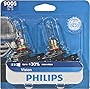 Philips Automotive Lighting 9005 Vision Upgrade Headlight Bulb with up to 30% More Vision (9005PRB2), 2 Count (Pack of 1)