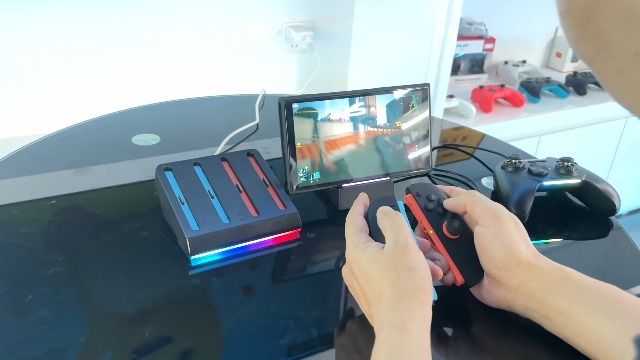 Amazon.co.jp: Switch 2 Joycon対応充電スタンド 4台同時充電 磁気装着