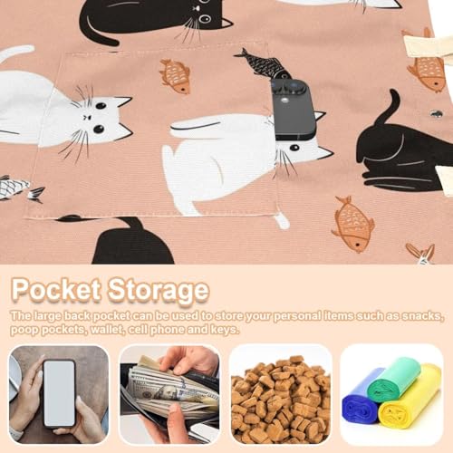 Bolsa portátil para gatos pequeños en lona de hombro lavable color marrón 6