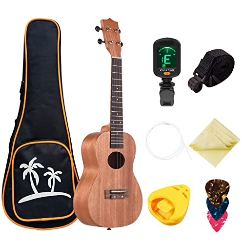 SHUIYUE 21 Pouces placage ukulélé Soprano uke 4 Cordes Guitare hawaïenne Acajou Dos côté Palissandre Touche avec Sac de… - Les Beatles, Paul McCartney, John Lennon, RIngo Starr, George Harrison SHUIYUE 21 Pouces placage ukulélé Soprano uke 4 Cordes Guitare hawaïenne Acajou Dos côté Palissandre Touche avec Sac de… – Image 5