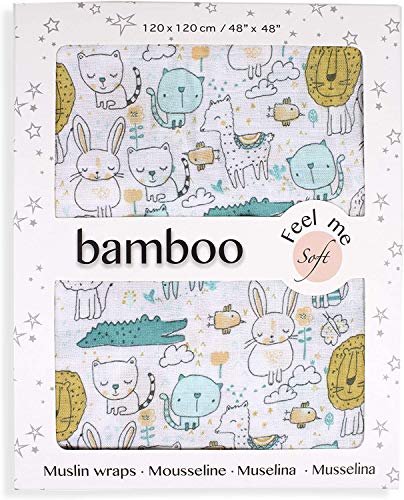 Interbaby 99891 - Muselina Gatito 120 Cm, Unisex