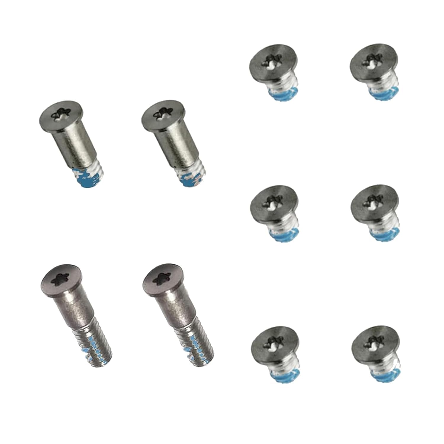 fugen bottom case screws 10-piece set for aple mac-book pro pentalobe p5 13" a1932 a2179 a2337 2018 2019 2020 (space grey)