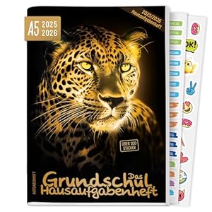 Häfft Leopard Grundschule Hausaufgabenheft 2025/2026 A5