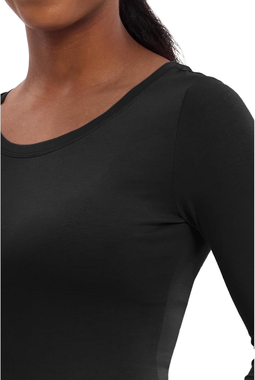 Healing Hands Women's Underscrub Soft Knit Melissa Longsleeve Scrub Tee with Breathable & Easy Care Fabric 5047 - Image 3