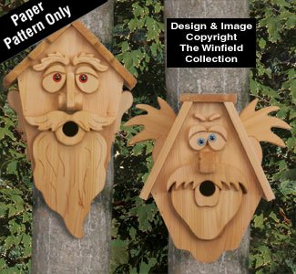 The Winfield Collection Cedar Men Birdhouse Woodworking Project Plans