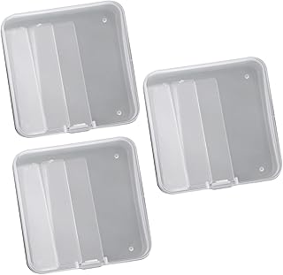 FOMIYES 3 Conjuntos De Caixa De Armazenamento De Unhas Suporte De Exibição De Unhas Suporte De Exibição Transparente Recipiente De Pontas De Unhas Recipiente De Unhas Falsas Decoração De