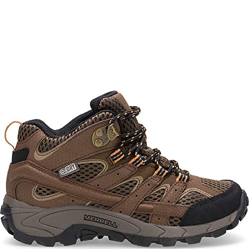 Merrell Moab 2 MID WTRPF Hiking Boot, Earth, 3.5 US Unisex Big Kid