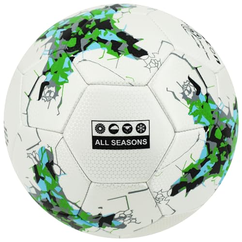 Image of Senston PU Soccer Ball Size 5 -Official Match Weight-Youth & Adult Soccer Players - Air Pump Included