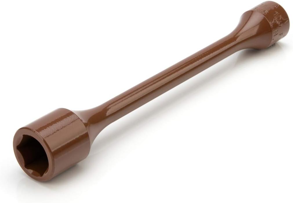 Steelman 1/2-Inch Drive x 13/16-Inch 100 ft-lb Torque Extension for Impact Wrench, 8 5/8-inch Extension, Corrosion-Resistant Powder-Coated Steel, Brown