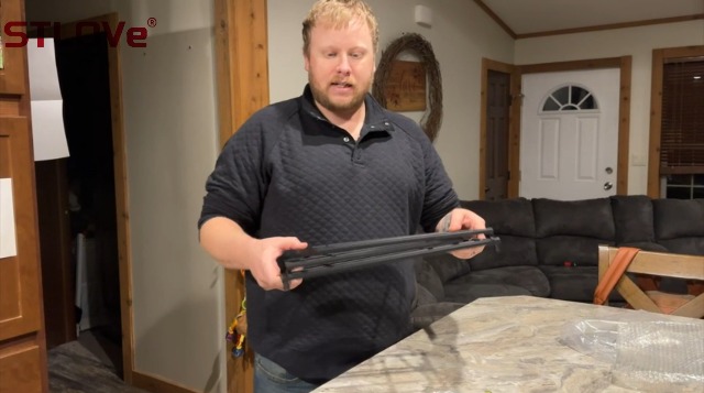 Porta Legna Da Ardere Pieghevole In Metallo | Per Camino Interno O Esterno - Capacità 50 Kg - Foto 3