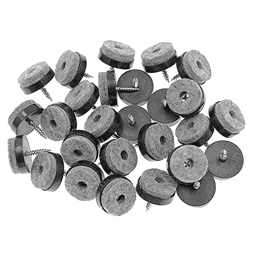 El Mejor Listado de Sillas y sofás - 5 favoritos. 44 Almohadillas de Fieltro Deslizantes - 50 Protectores de Piso para Muebles, Sillas, Mesas y Sofás (28mm, Negro)